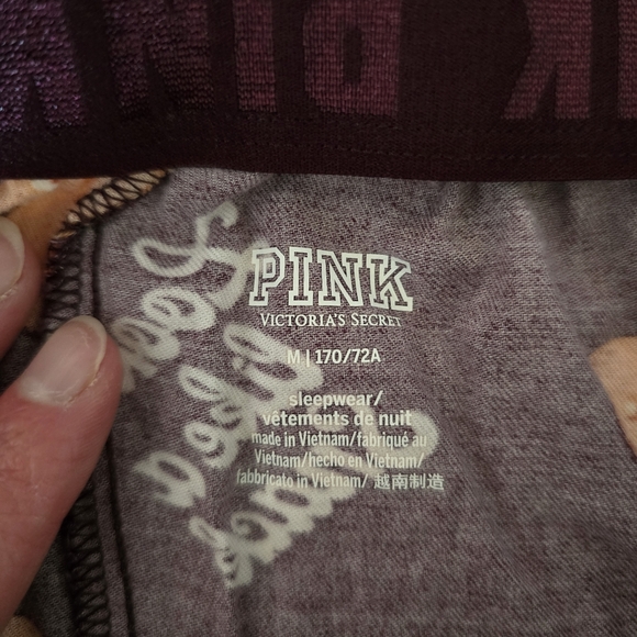 VS PINK pajama lounge Shorts Medium - Picture 4 of 6